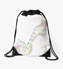 Wedding Slipper Drawstring Bag