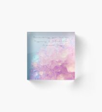Remembering your son on Pregnancy and Infant Loss Awareness Day Acrylic Block