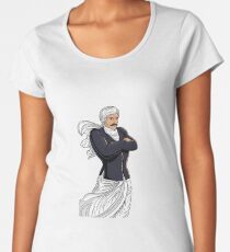 Tamil Poet Bharathiar Women's Premium T-Shirt
