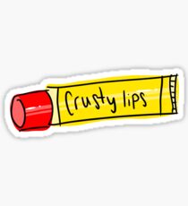 "crusty lips" By Peyton Sticker