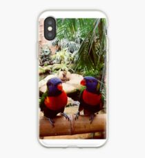 Freche Regenbogen Lorikeets iPhone-Hülle & Cover