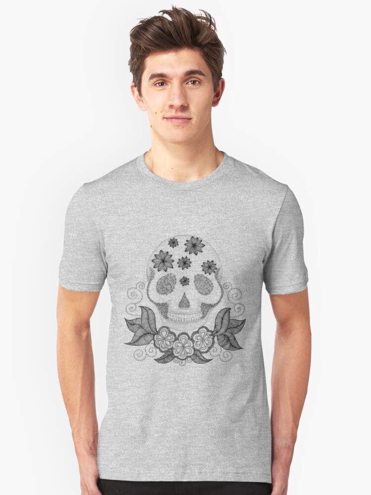 Alternate view of Dot Dot Skull Slim Fit T-Shirt