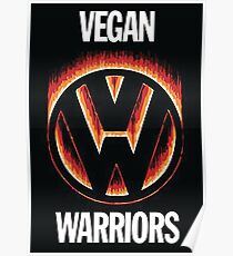 Póster Guerreros veganos