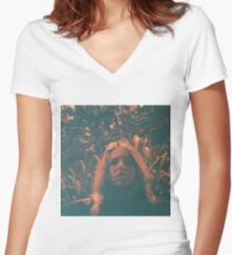 Umsatz - Periphere Vision Shirt mit V-Ausschnitt