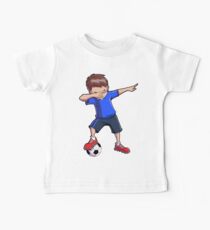 Abtupfendes Fußball-T-Shirt für Jungen tupfen Tanz-lustiges Fußball-T-Stück Baby T-Shirt