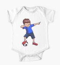 Dabbing Soccer T shirt for Boys Dab Dance Funny Football Tee One Piece - Short Sleeve