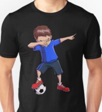 Dabbing Soccer T shirt for Boys Dab Dance Funny Football Tee Unisex T-Shirt