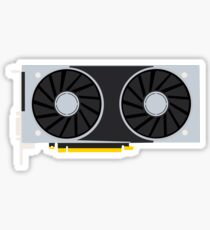 Geforce RTX Minimal Fanart Sticker