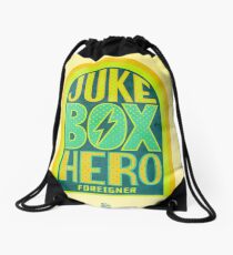 Foreigner Juke Box Hero Drawstring Bag