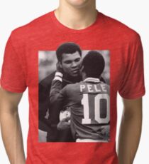 Pele, Muhammad Ali Tri-blend T-Shirt