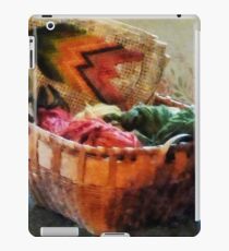 Basket of Yarn and Tapestry iPad Case/Skin