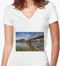 Greatham Bridge Women's Fitted V-Neck T-Shirt