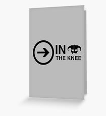 Arrow in the knee - Skyrim Greeting Card