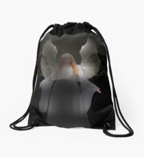 Spiritual Angel Drawstring Bag