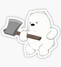 Ice Bear Lifts Sticker