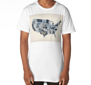 usa map t shirt