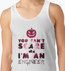 Ingenieur Kürbis Halloween Geschenk Geschenkidee Tanktop für Männer