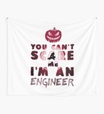 Ingenieur Kürbis Halloween Geschenk Geschenkidee Wandbehang
