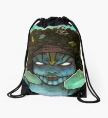 Chalk Portraits ~ Part Nineteen Drawstring Bag