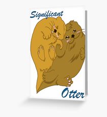 Significant Otter Greeting Card