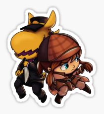 A Hat in Time Hat Kid + Conductor Sticker