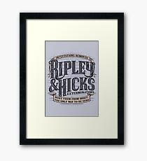 Ripley & Hicks Exterminators Framed Print