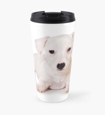 white Jack Russell Terrier puppy Travel Mug