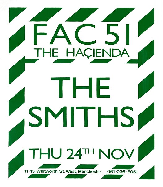 FAC51 The Smiths at the Hacienda Thu 24th Nov 1983