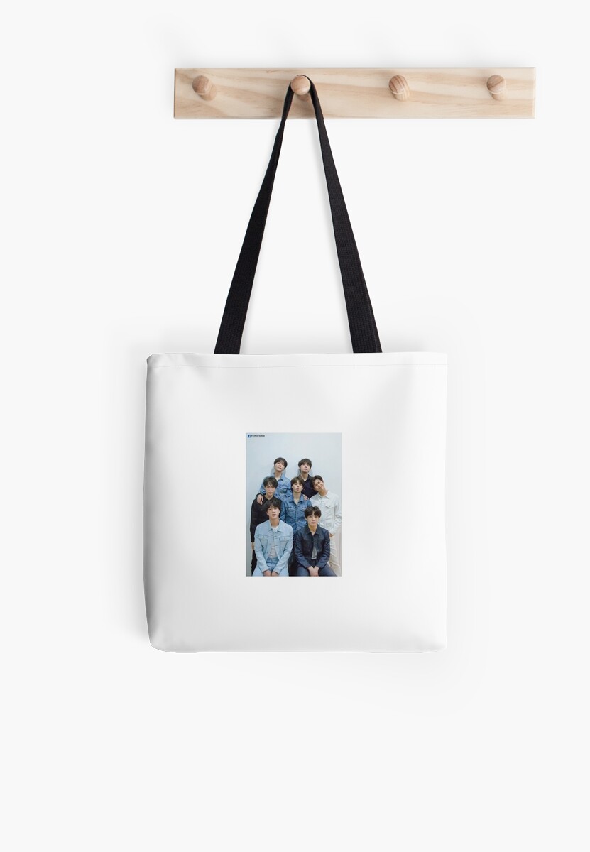 "BTS X CALVIN KLEIN" Tote Bags by kikimini Redbubble