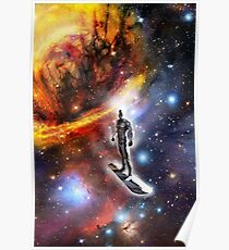 Póster Surfista de plata