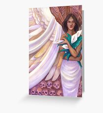 Angel in the Ossuary Greeting Card