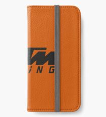 Logo Paris Racing iPhone Flip-Case/Hülle/Klebefolie