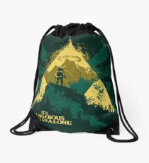 It's Dangerous To Go Alone Drawstring Bag