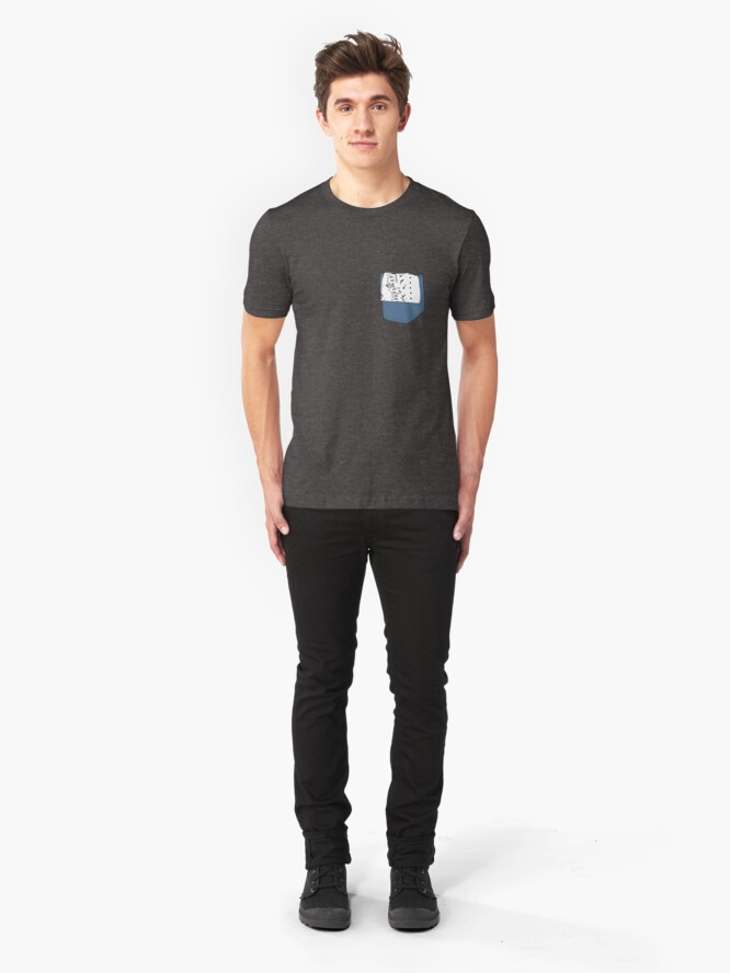 Alternate view of Hanky Code - Masturbation Slim Fit T-Shirt