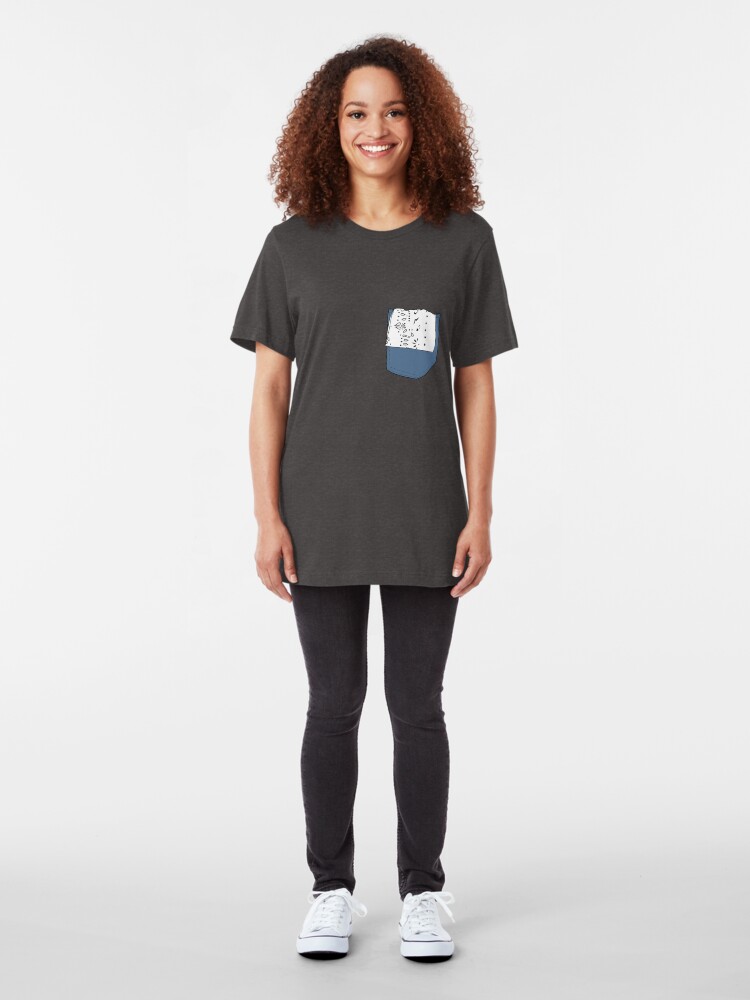 Alternate view of Hanky Code - Masturbation Slim Fit T-Shirt