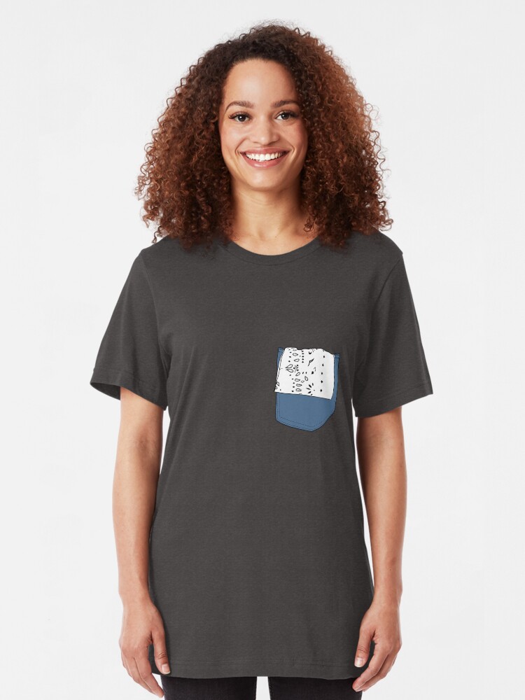 Alternate view of Hanky Code - Masturbation Slim Fit T-Shirt