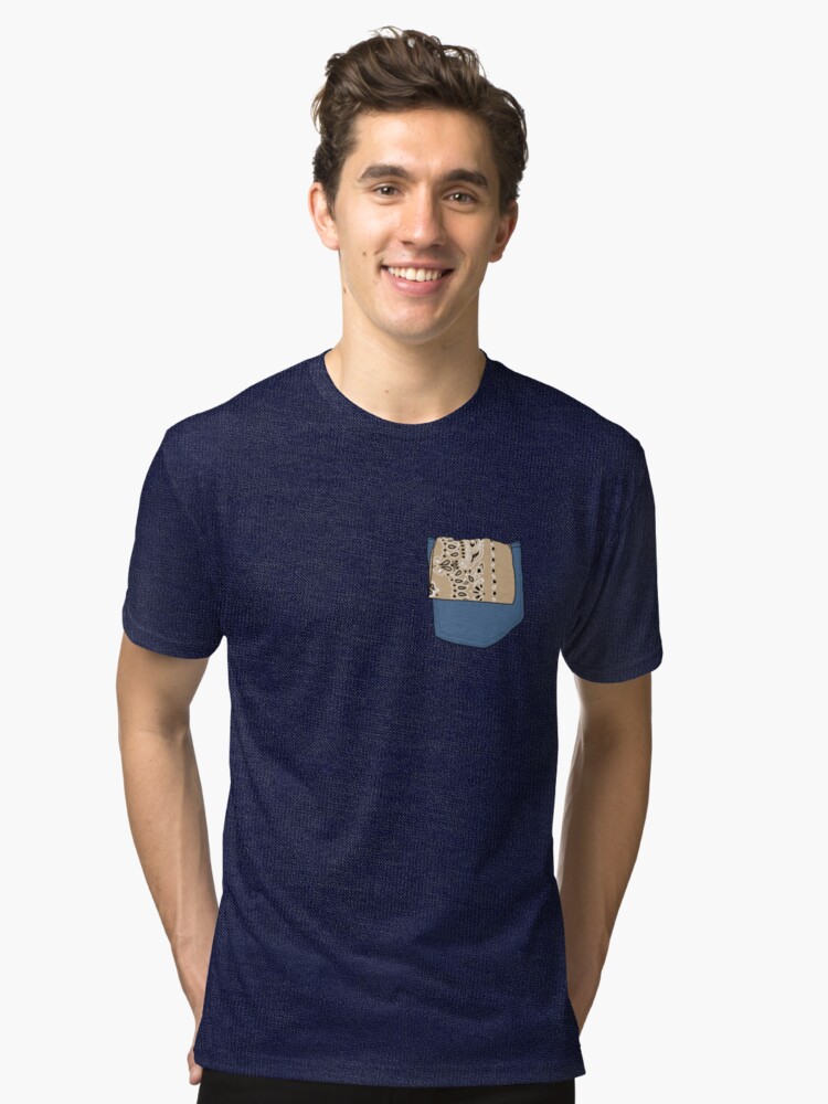 Alternate view of Hanky Code - Cigars Tri-blend T-Shirt