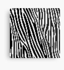 Zebra Glitch Metalldruck