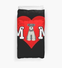 Zwergschnauzer Mom - Geschenk für Zwergschnauzer Mom Hundebesitzer Bettbezug