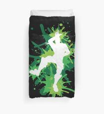 Gaming - L Dance Move - Green Duvet Cover