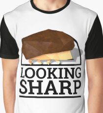 Low Poly Hedgehog - Looking Sharp Graphic T-Shirt