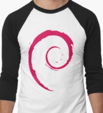 Debian Red Men's Baseball ¾ T-Shirt
