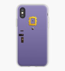 lila Freunde Tür iPhone-Hülle & Cover