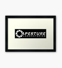 Aperture Science (Portal) Framed Print