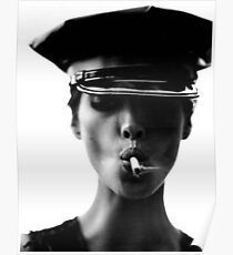 Helmut Newton Smoking Hot Poster