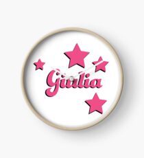 Giulia's first name Clock