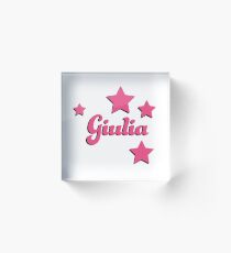 Giulia's first name Acrylic Block