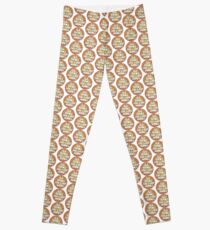 All Bodies Are Good Bodies (sunset orange) Leggings