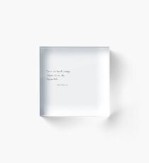 I can do hard things, I have done the impossible. Acrylic Block