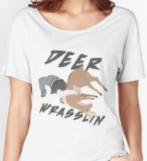 Deer Wrasslin' Women's Relaxed Fit T-Shirt